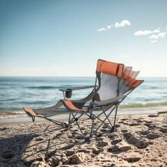 3 Kademeli Yatabilen Kamp Sandalyesi