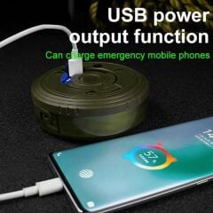 Açık Hava Kamp Lambası | Çok İşlevli Atmosfer Işığı ve Mobil Şarj Cihazı