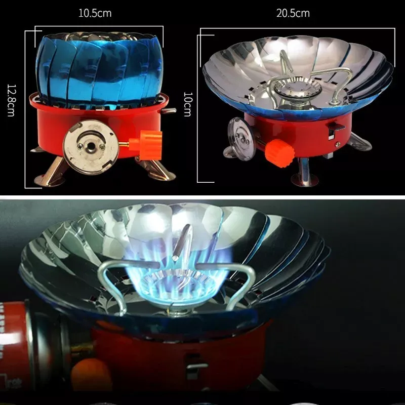 Rüzgar Geçirmez Kendinden Çakmaklı Taşınabilir Portatif Kamp Ocağı