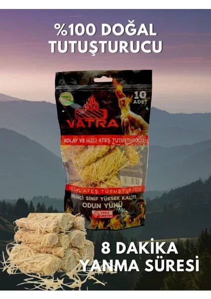Odun Yünü Ateş Tutuşturucu