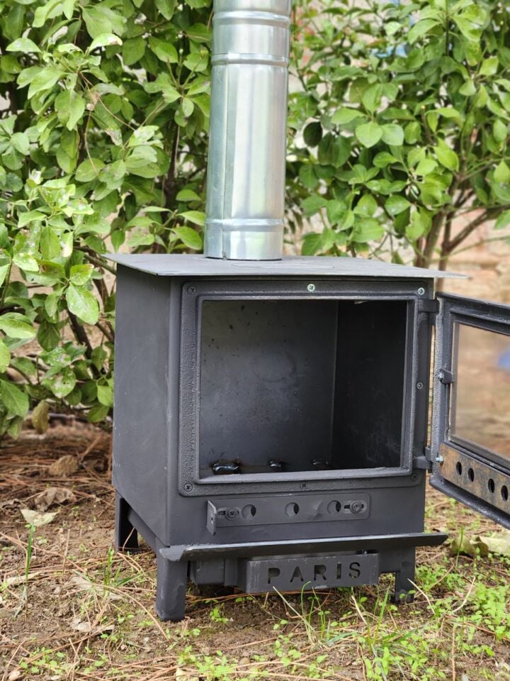 Mini Kamp Sobası SETİ| Taşınabilir Odunlu Çadır Sobası