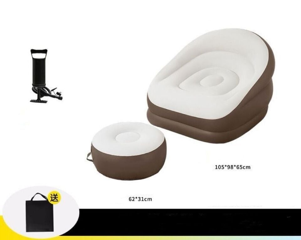 Tek Kişilik Şişme Koltuk (Ayak Dayama ve El Pompası Dahil)