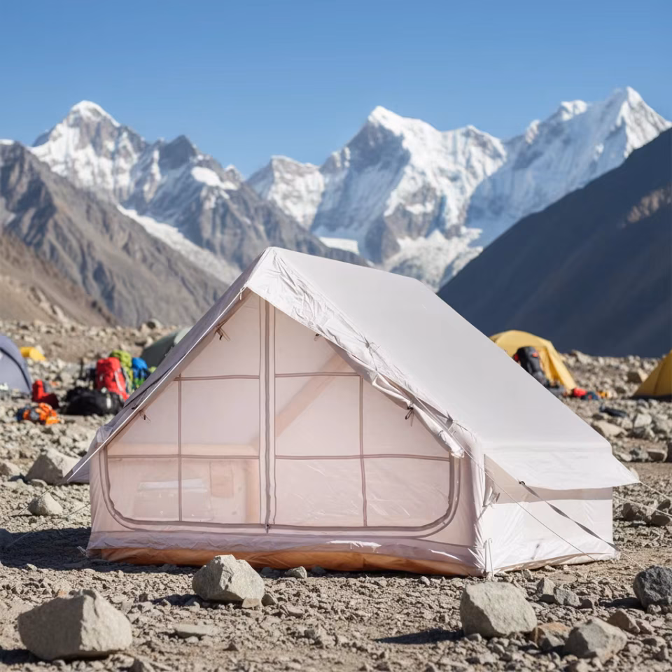 6 KİŞİLİK 6M2 4 MEVSİM ŞİŞME KAMP ÇADIRI (TEK KAPILI)